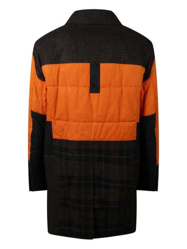Junya Watanabe MAN x Filson Panelled Coat | Orange | FARFETCH