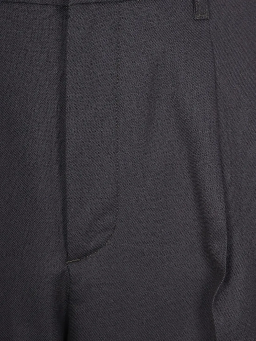 Emporio Armani Broek met geplooid detail Grijs