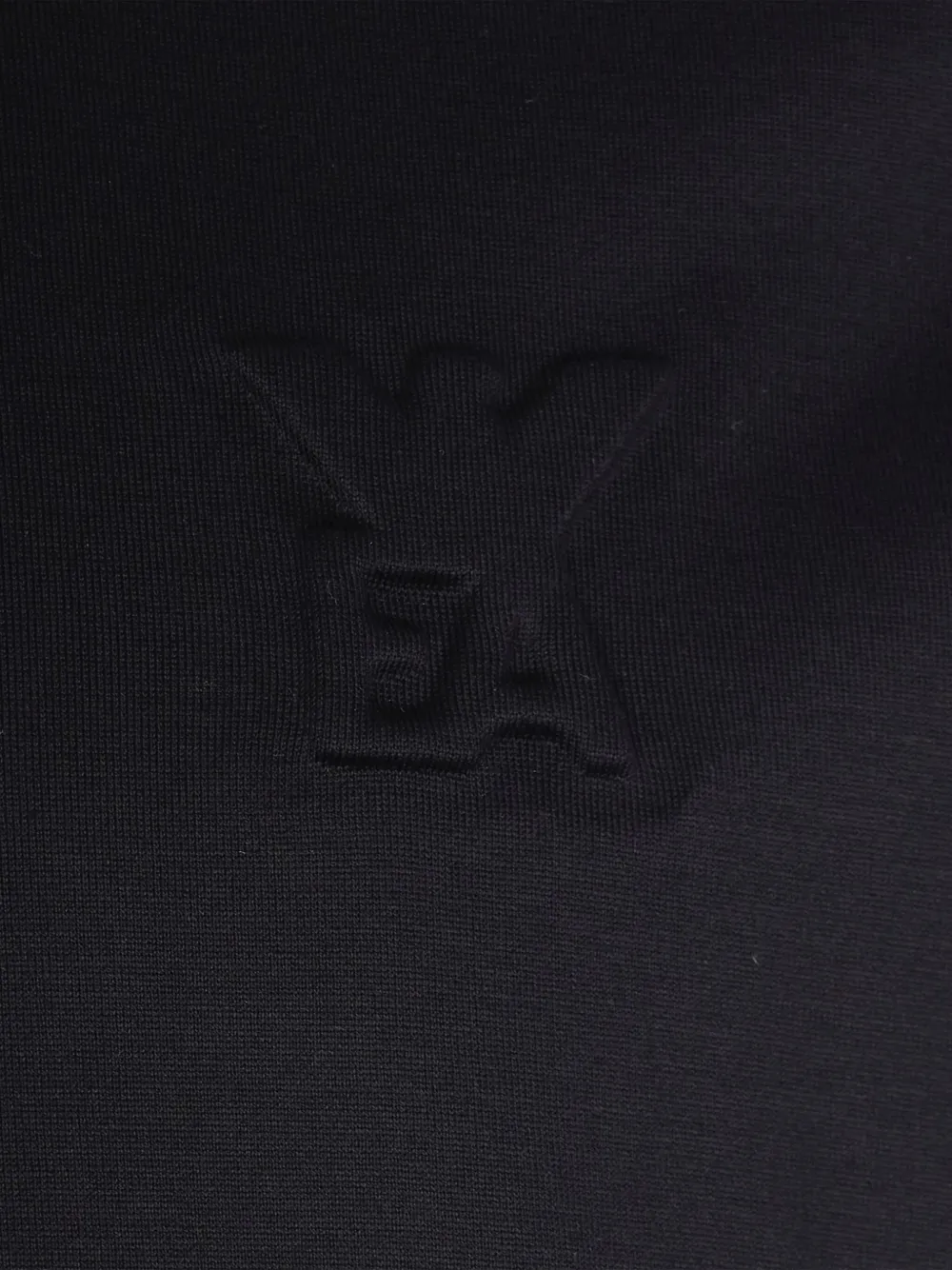 Emporio Armani Logo-embossed T-shirt In Black