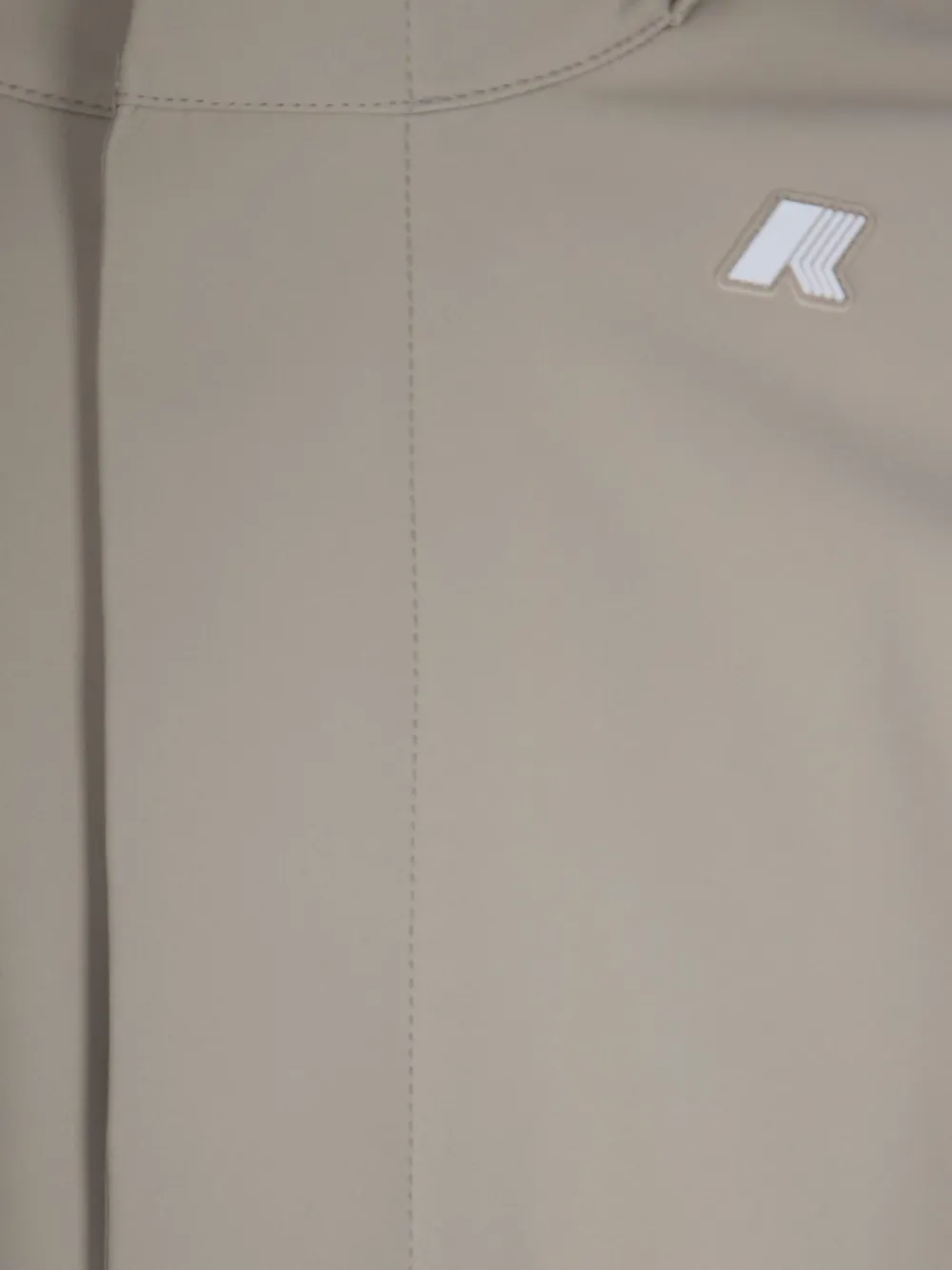 K-Way Jack met capuchon en logodetail Beige