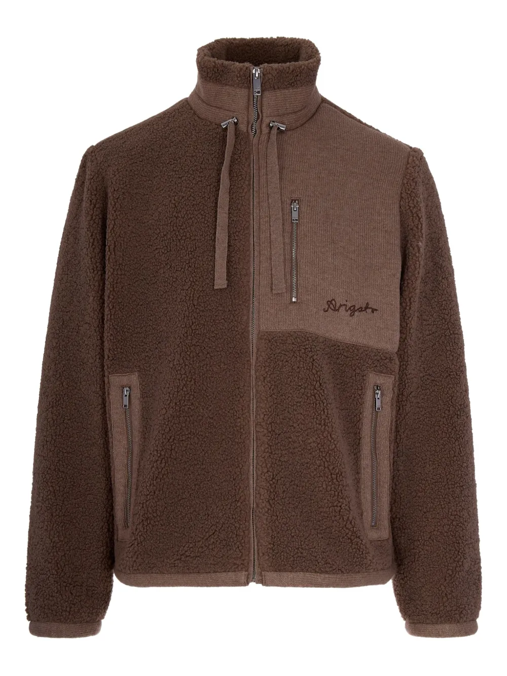 Axel Arigato logo-embroidered jacket | Brown | Image 1