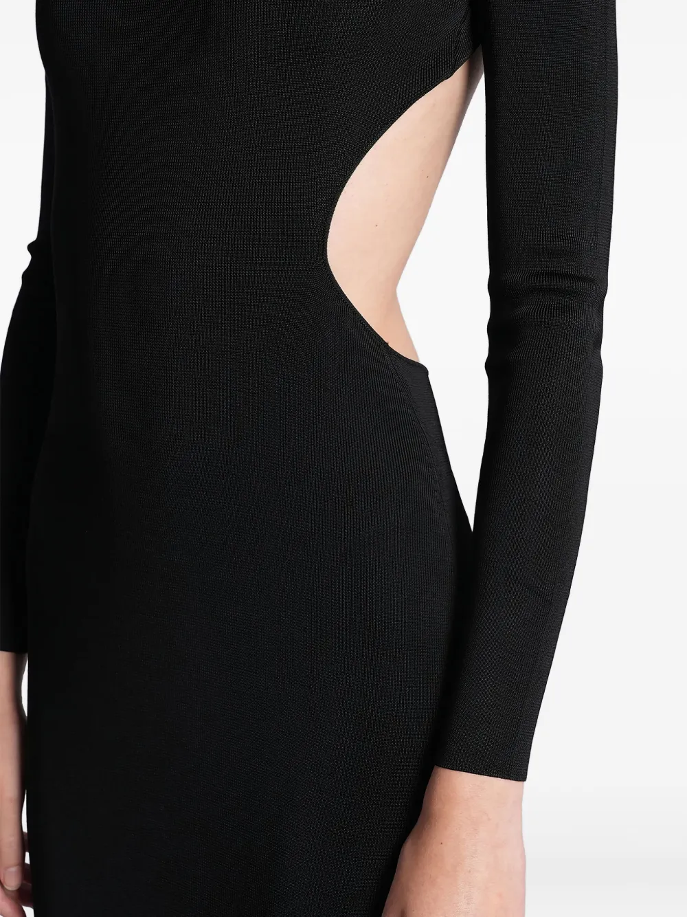 Self-Portrait Jurk met col Zwart