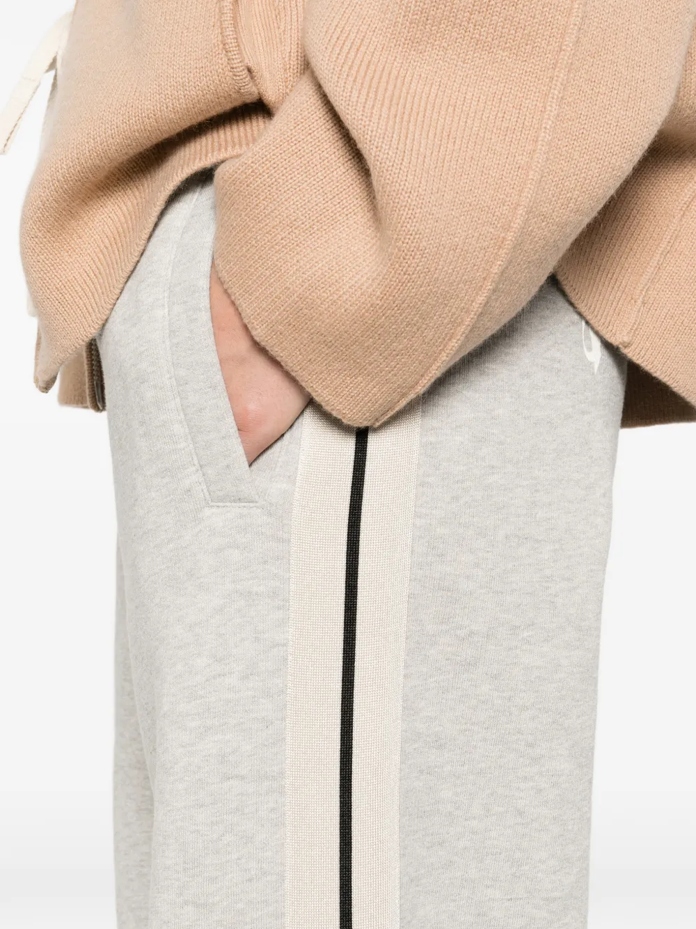 Palm Angels Trainingsbroek met streepdetail Grijs