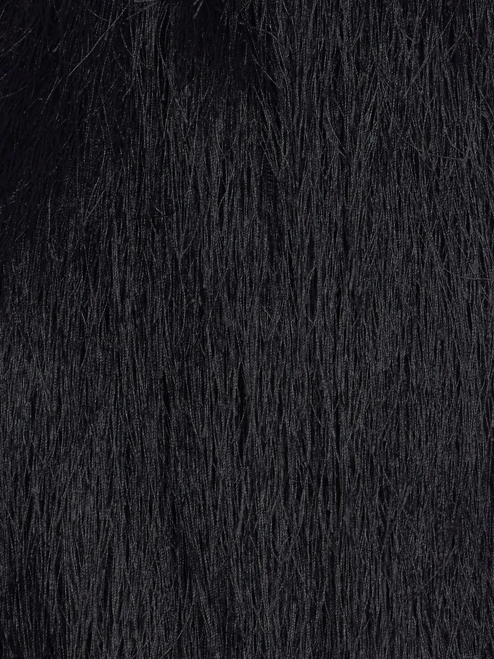 TWINSET Jack met ronde hals en franje Zwart