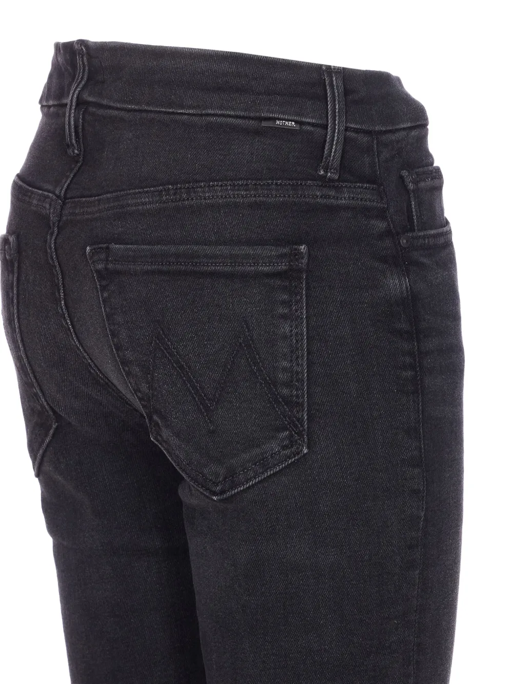 MOTHER Jeans van katoenblend Zwart