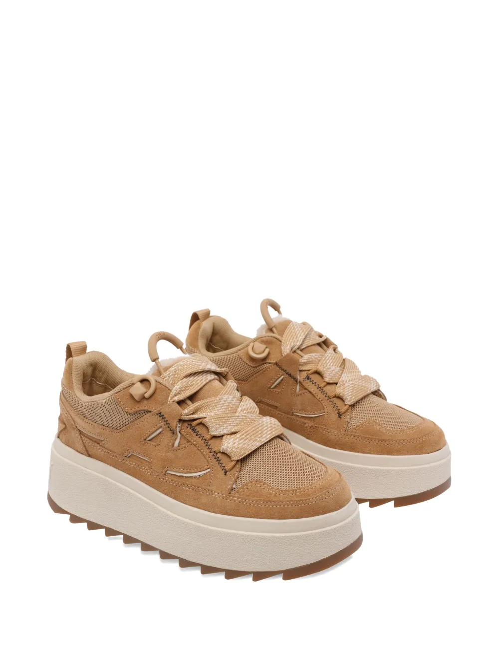 Ash 60mm sneakers met plateauzool en logodetail Bruin