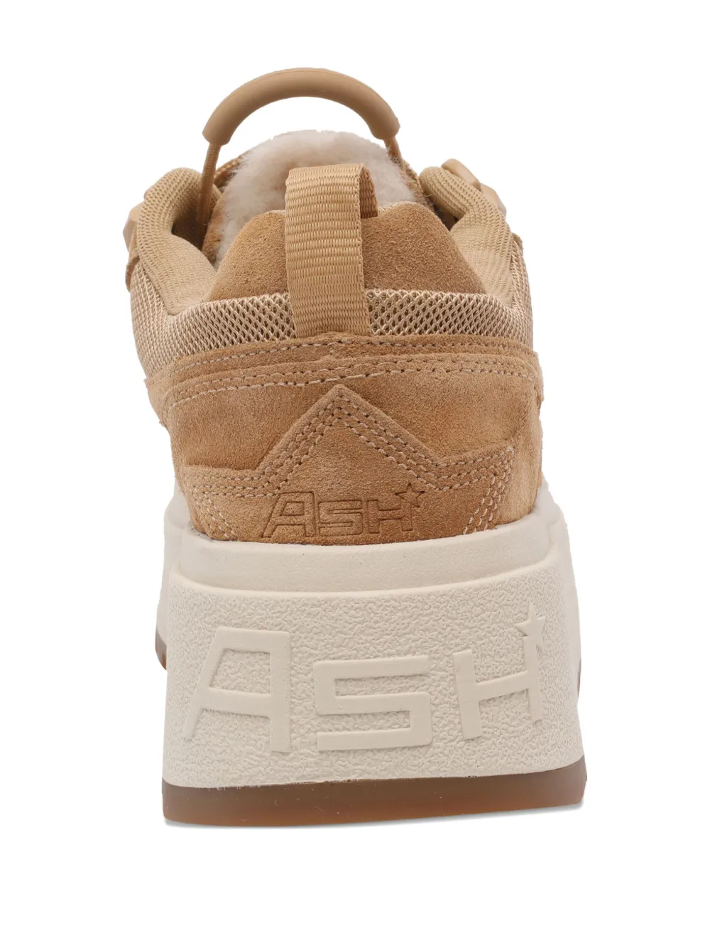 Ash 60mm sneakers met plateauzool en logodetail Bruin
