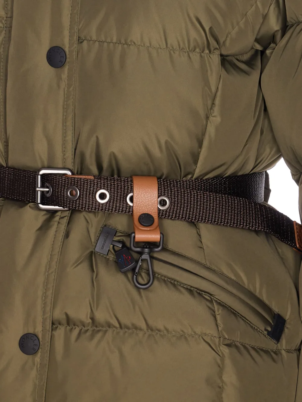 Moncler Grenoble Jack met print Groen