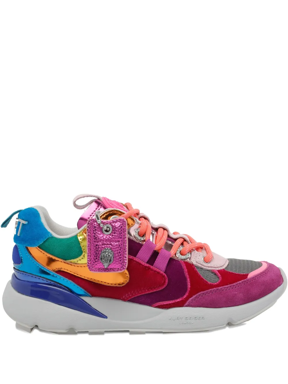 Kurt Geiger Panelled Sneakers In Multi