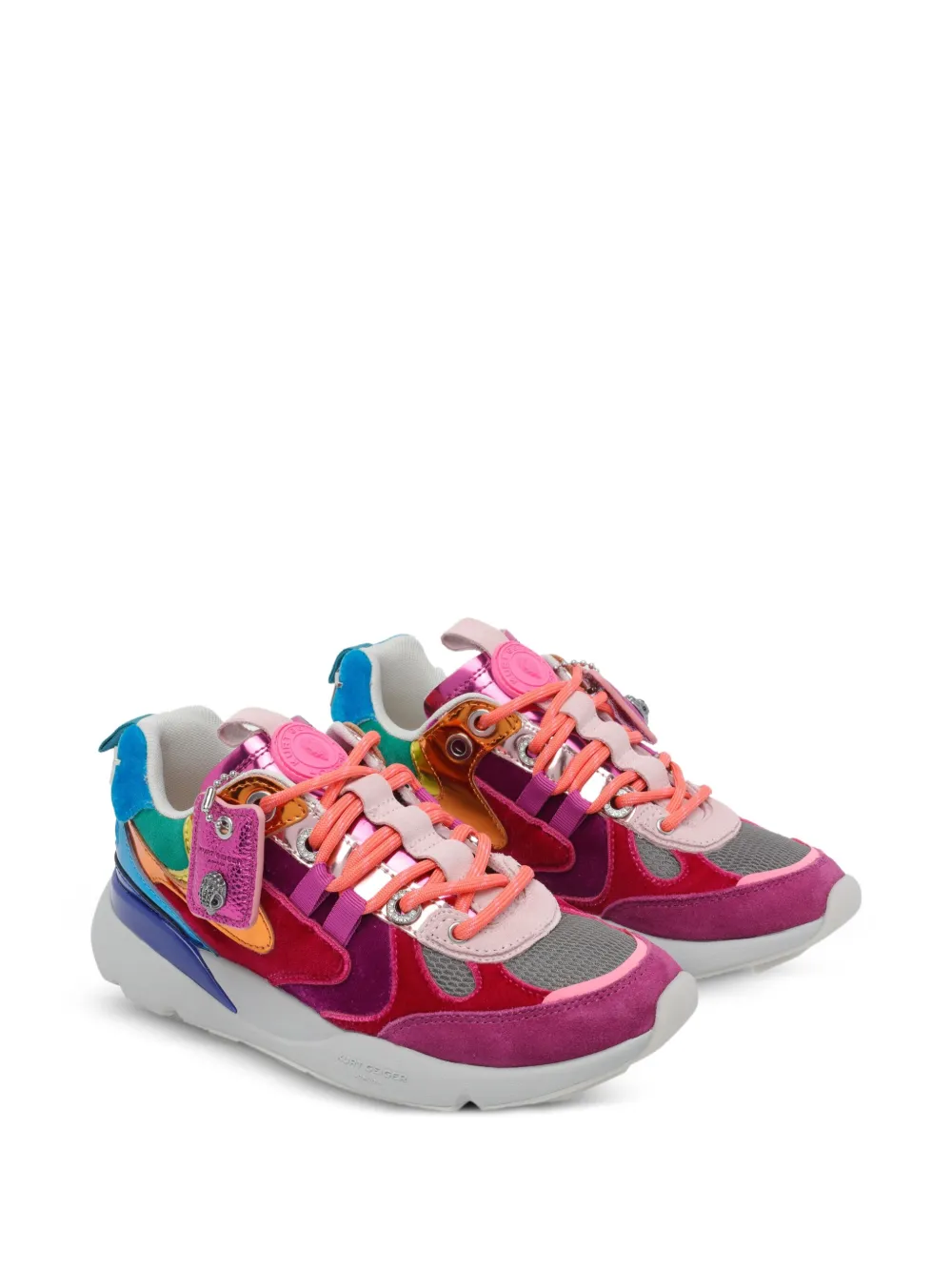 Kurt Geiger London panelled sneakers - Roze