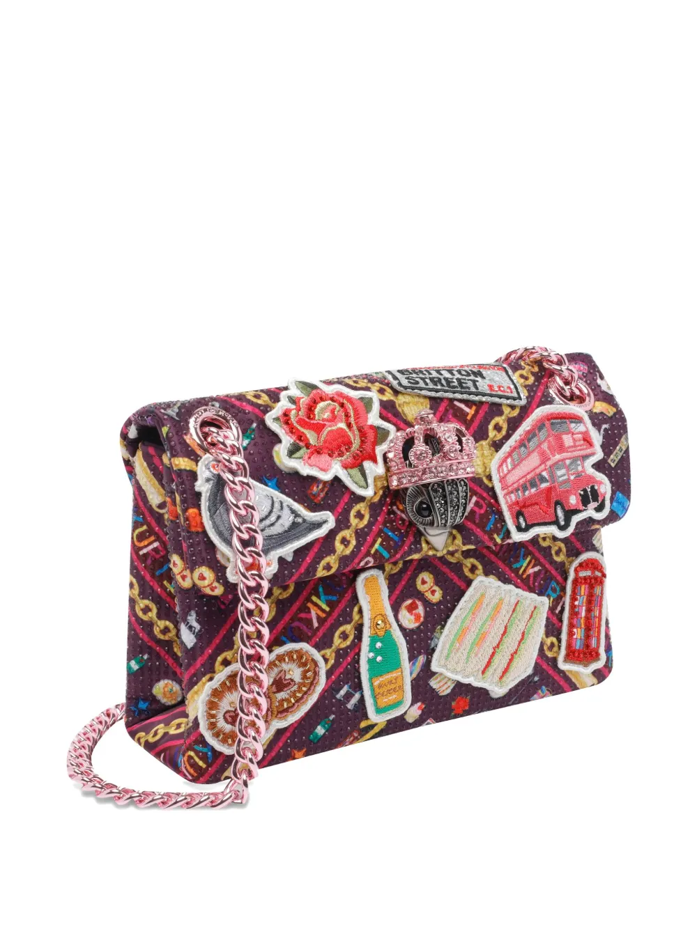 Kurt Geiger Kensington Shoulder Bag In Pink