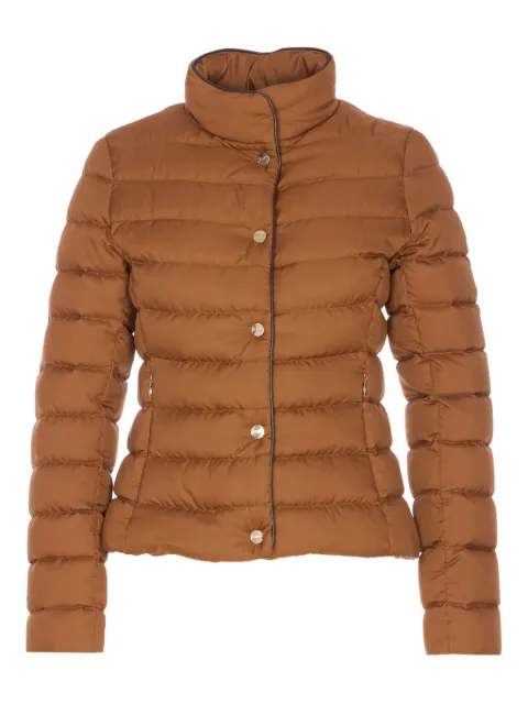 Herno chamarra capitonada con bolsillos y cierre