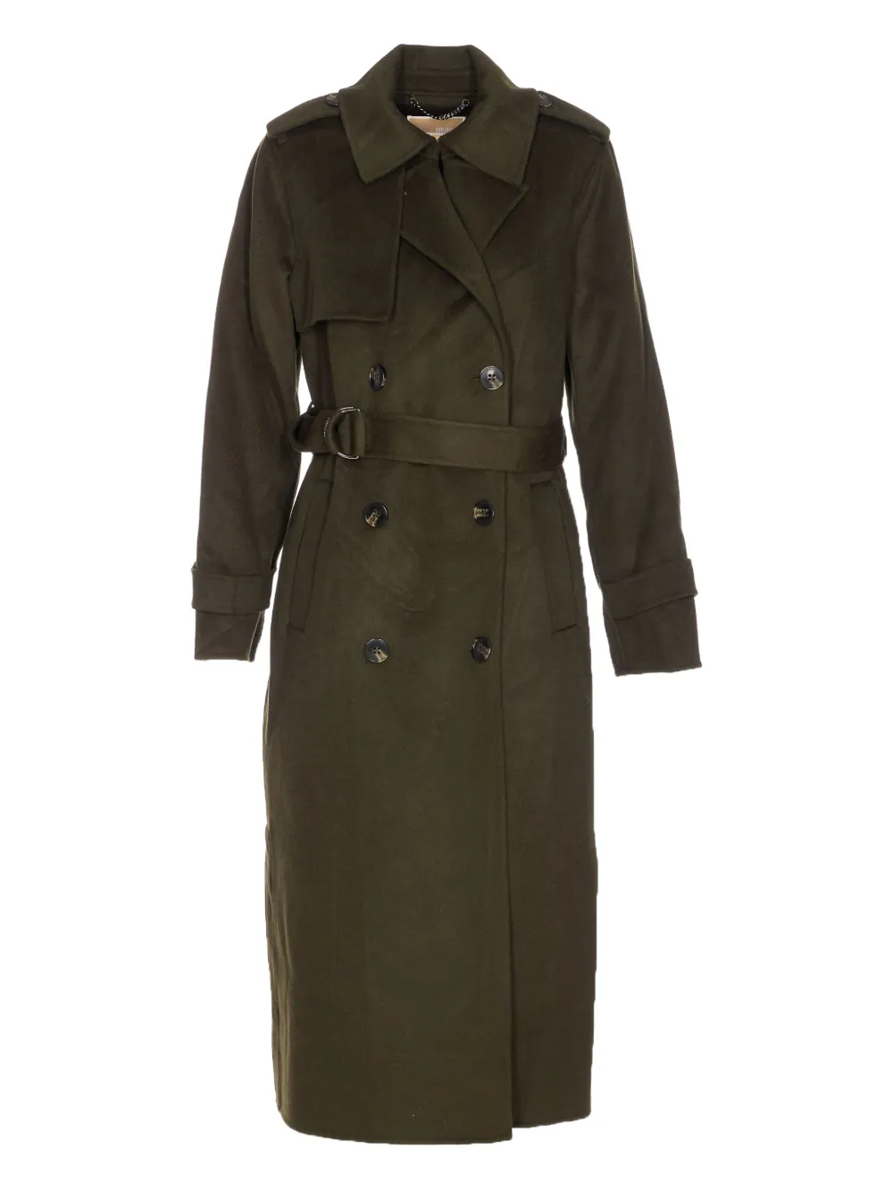 Michael Michael Kors double-breasted belted trench coat | Green | Image 1