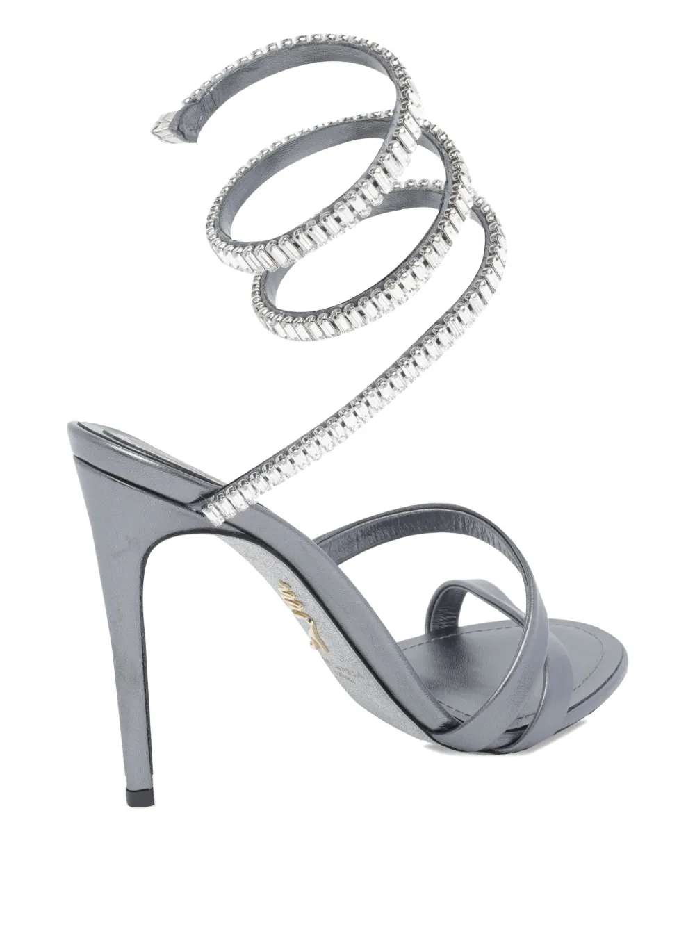 René Caovilla Heeled Sandal Rene Caovilla Woman Color Grey In Gray