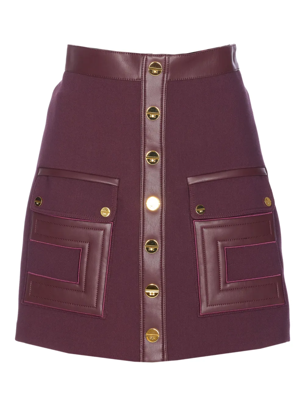 Elisabetta Franchi button-down mini skirt | Red | Image 1