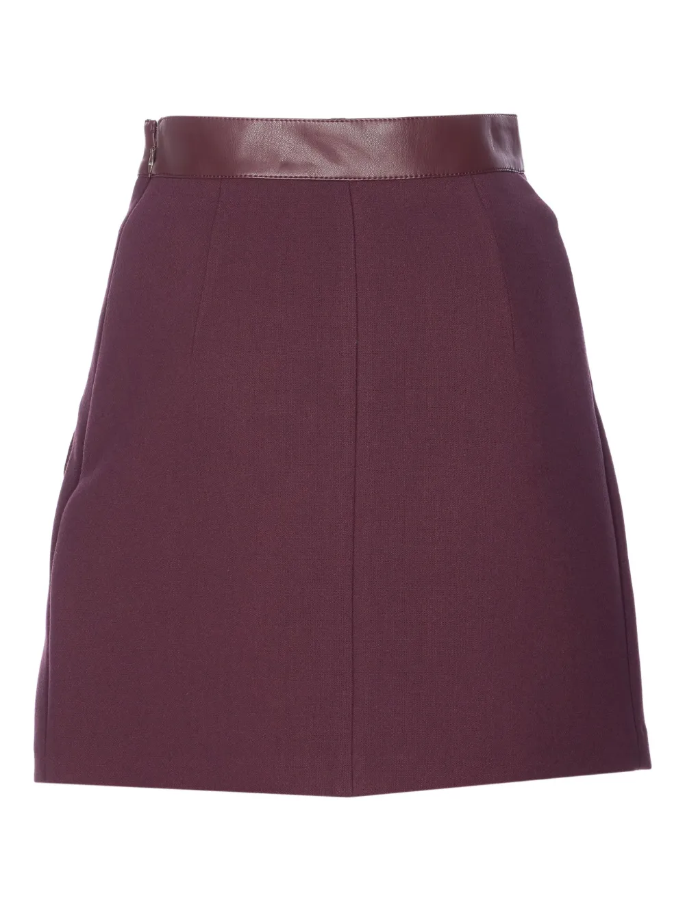 Elisabetta Franchi Button-down mini-rok - Rood