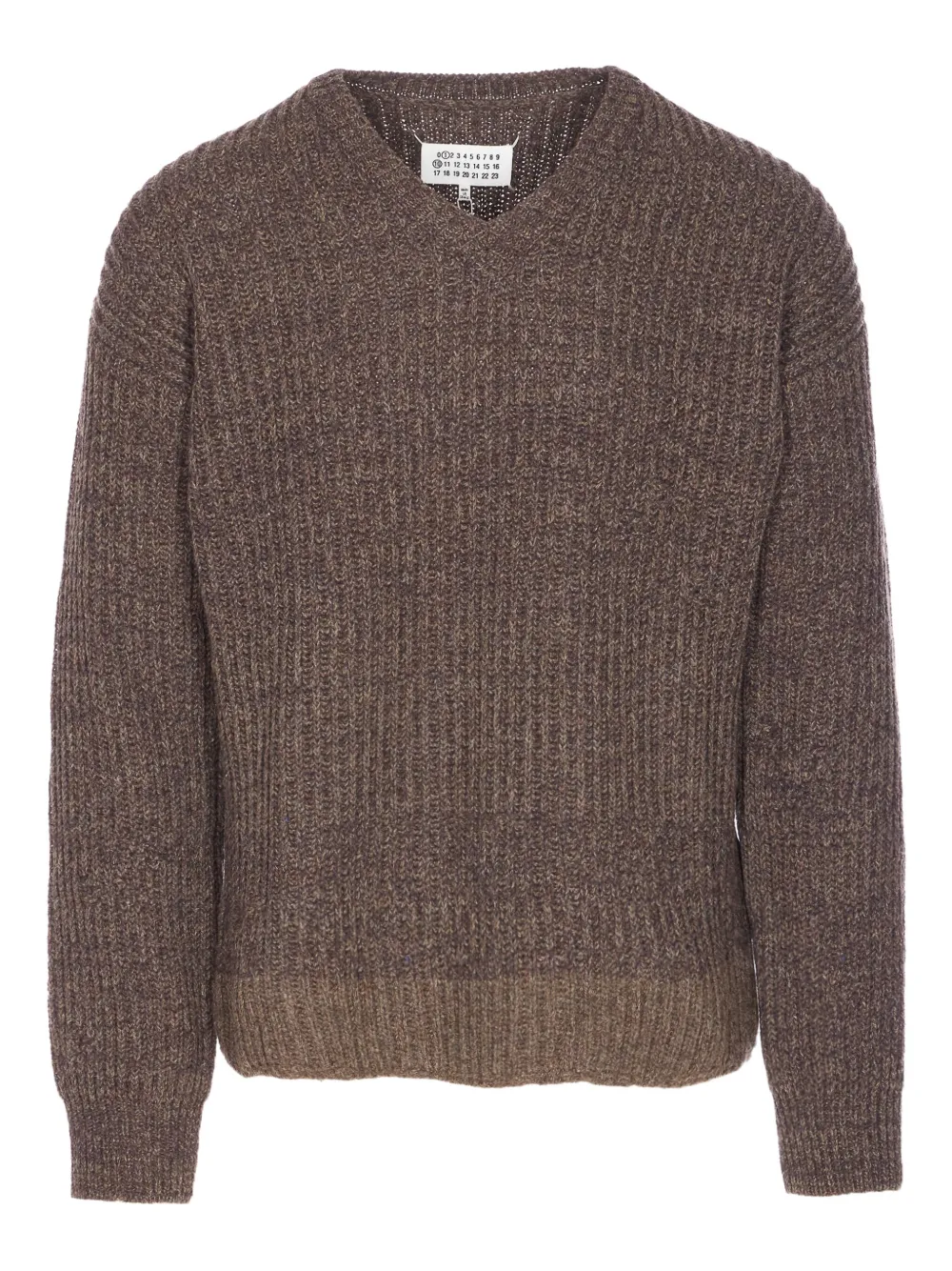 Maison Margiela ロゴ セーター - ブラウン Maison Margiela ロゴ セーター - ブラウン