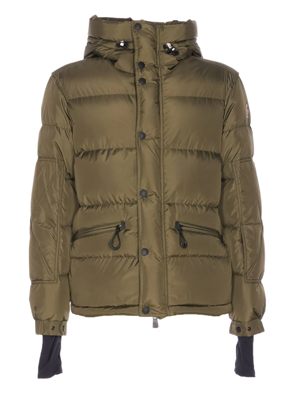 Moncler Grenoble hooded zip-up jacket | Green | Image 1