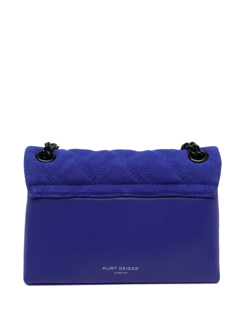 Kurt Geiger London quilted leather shoulder bag - Blauw