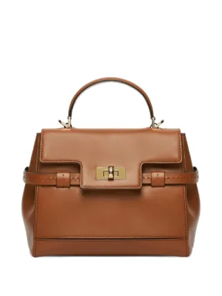 Max Mara マルゴー ハンドバッグ | ブラウン | FARFETCH JP