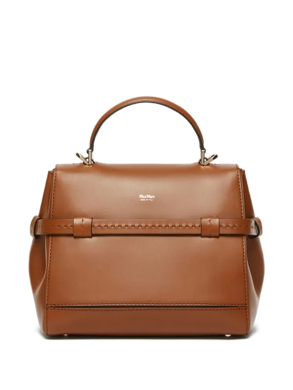 Max Mara マルゴー ハンドバッグ | ブラウン | FARFETCH JP
