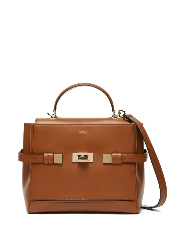 Max Mara マルゴー ハンドバッグ | ブラウン | FARFETCH JP