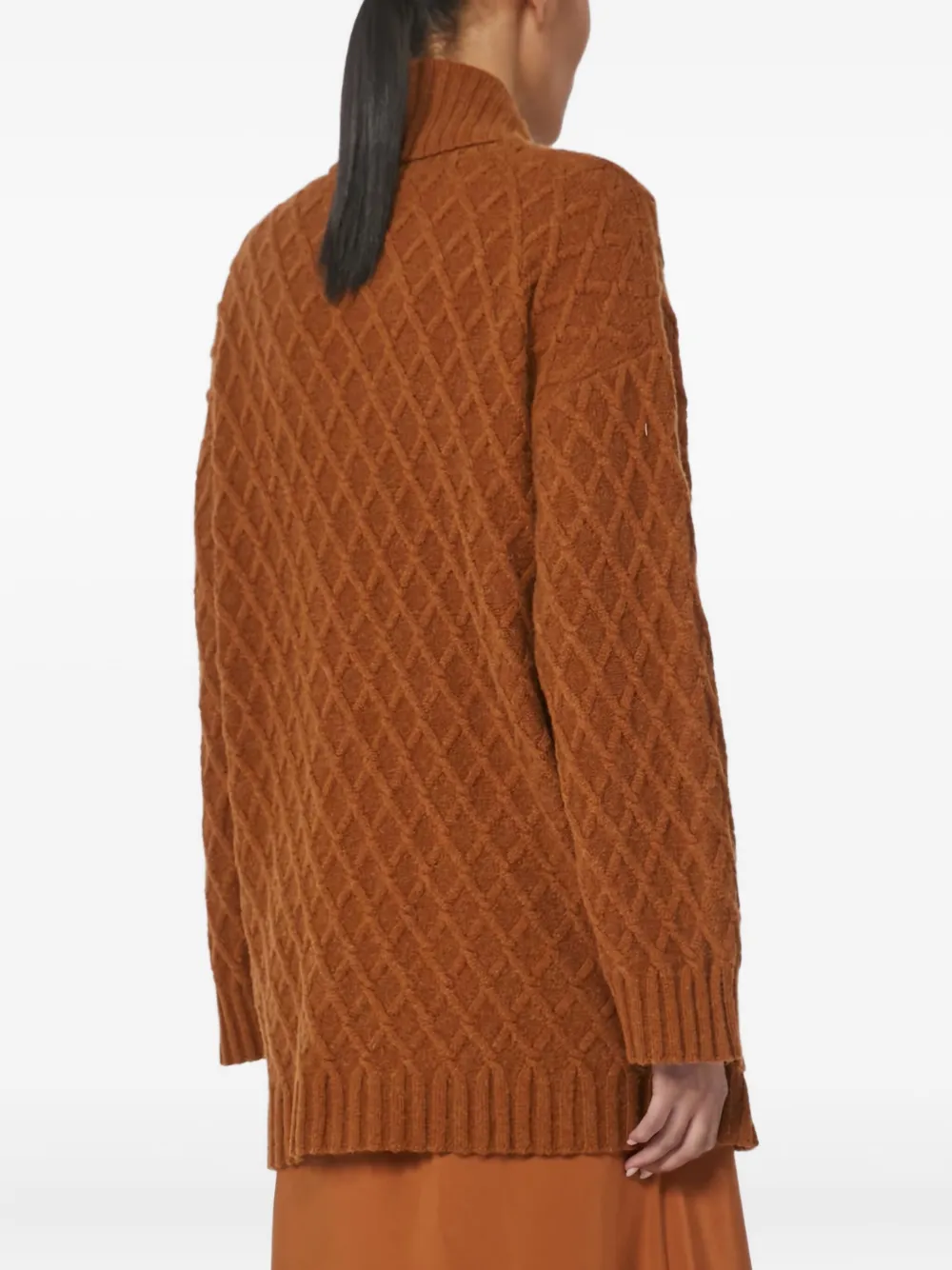 Max Mara Mirca Cardigan Camel In Brown