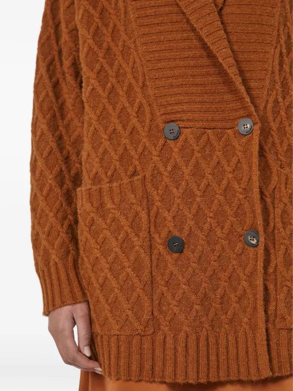 Max Mara Mirca カーディガン | ブラウン | FARFETCH JP