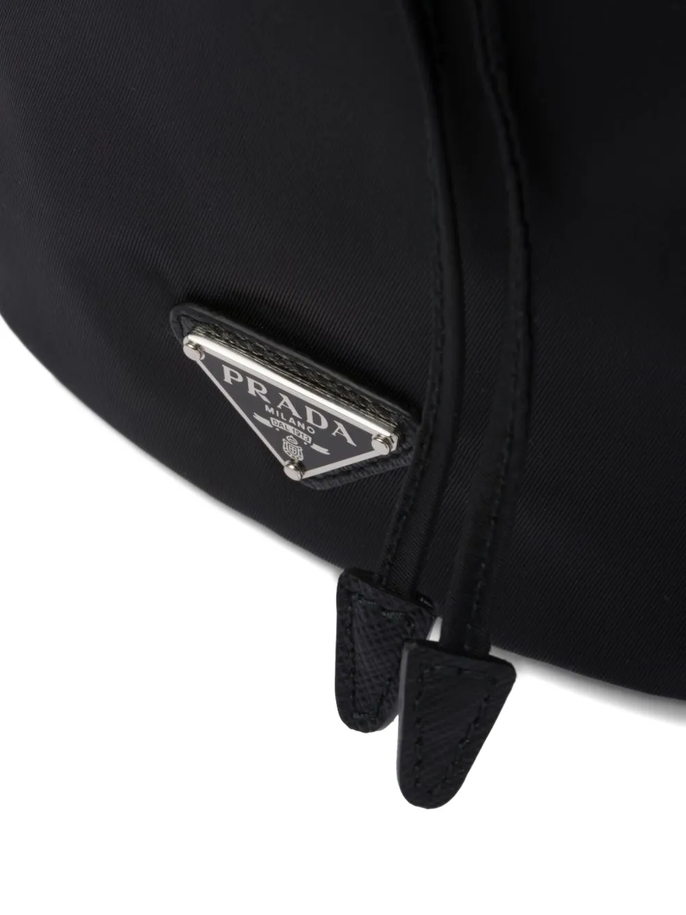 Prada Re-nylon Drawstring Pouch In Black