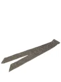 Hermès Pre-Owned 1999-2007 Scattered Letters Silk Twilly Scarf scarves - Black