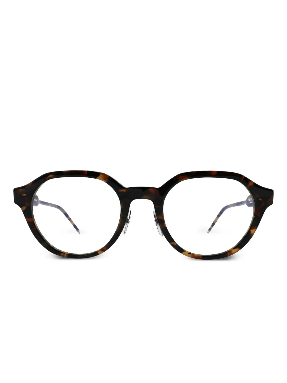 Thom Browne Eyewear lunettes de vue à monture ronde | marron | Image 1