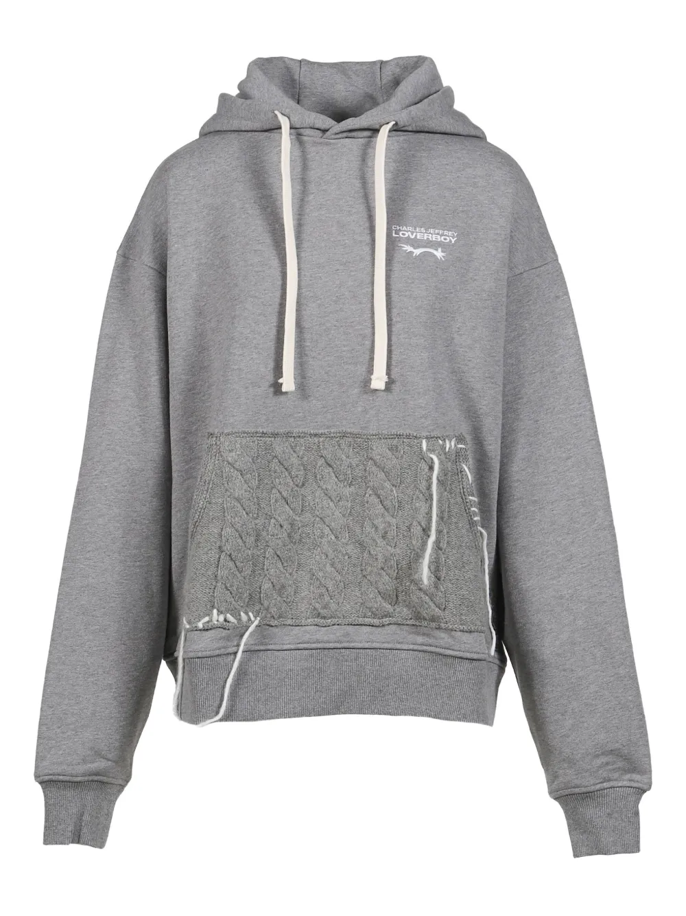 Charles Jeffrey Loverboy rabbit-ears hoodie | Grey | Image 1