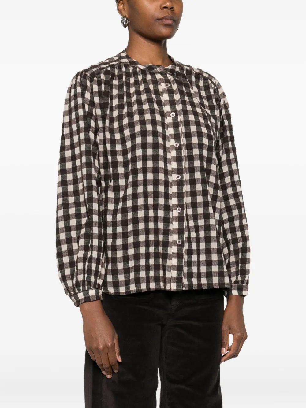 Maison Hotel Checked Shirt In Multi