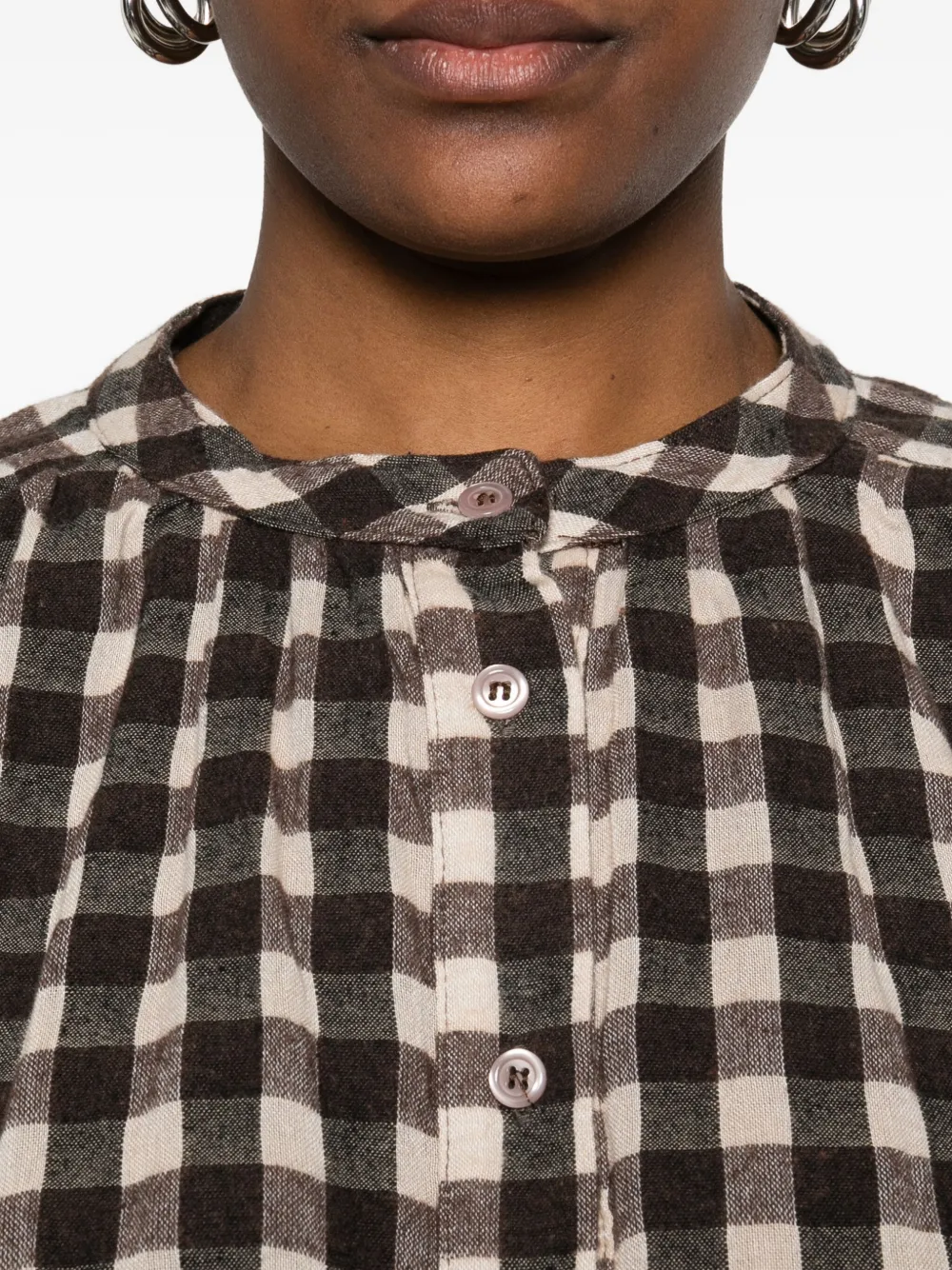Maison Hotel Checked Shirt In Multi