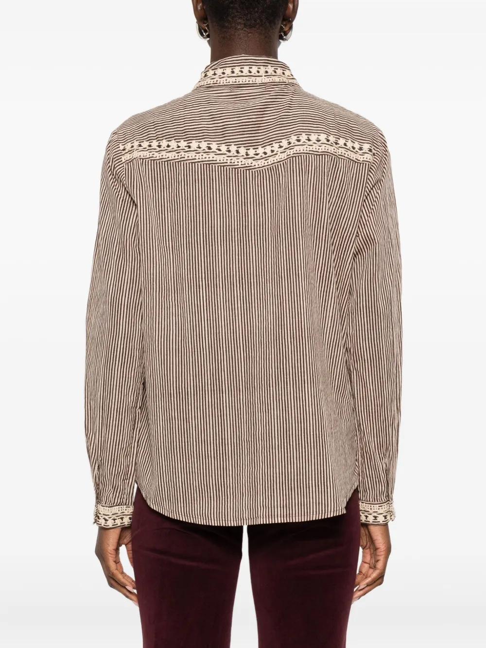Maison Hotel Bebo Shirt In Brown