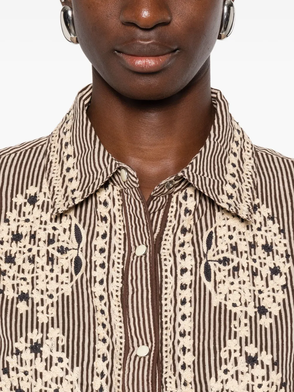 Maison Hotel Bebo Shirt In Brown