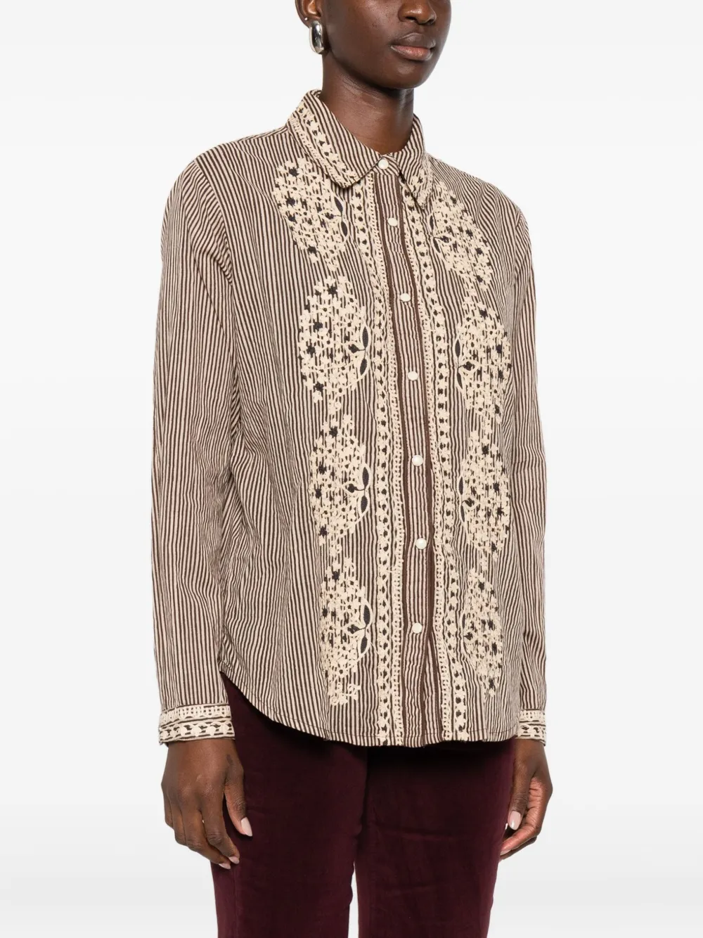 Maison Hotel Bebo Shirt In Brown