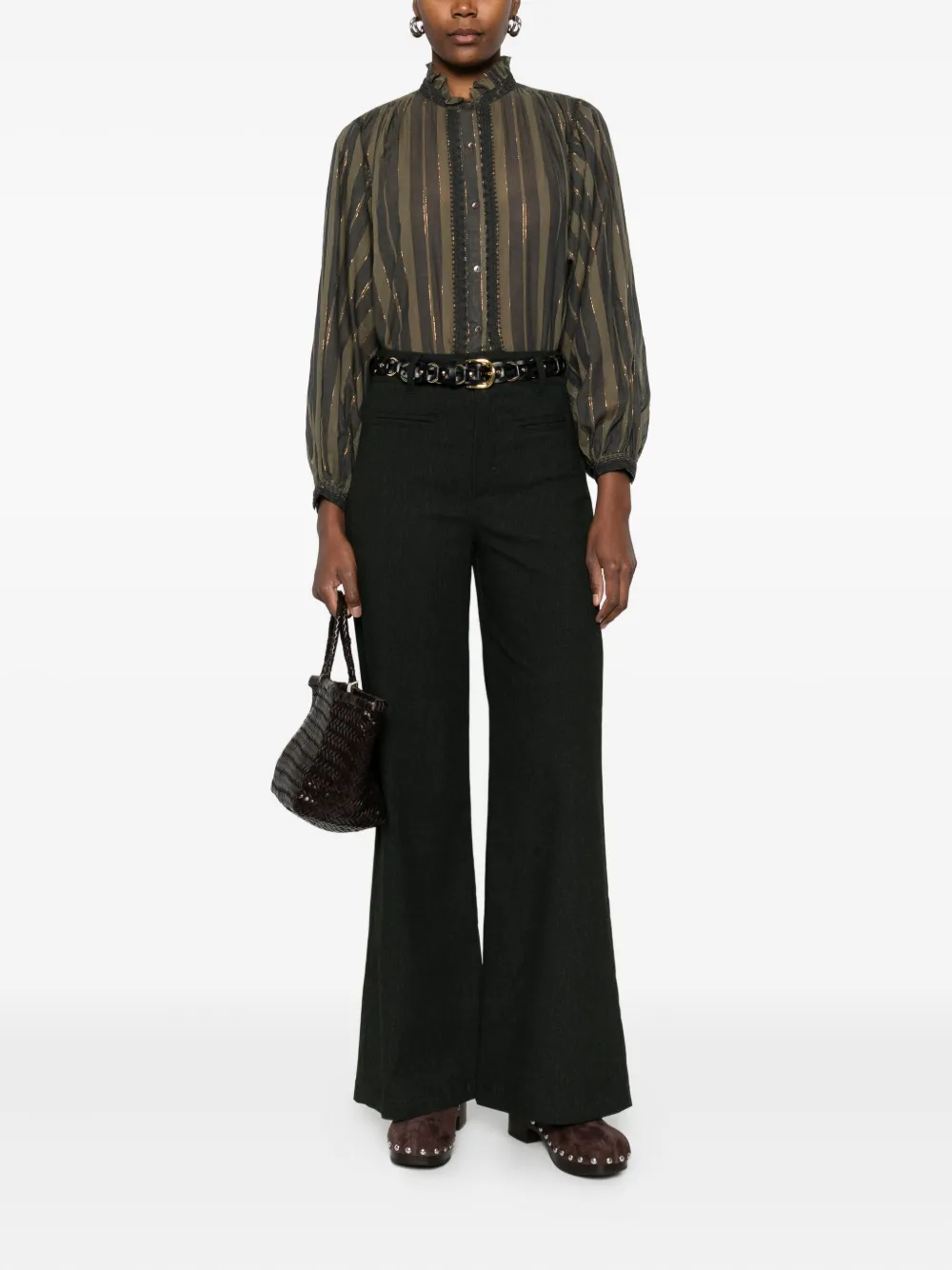 MAISON HOTEL Carlo flared trousers | Flared & Bell-Bottom Pants | Image 2
