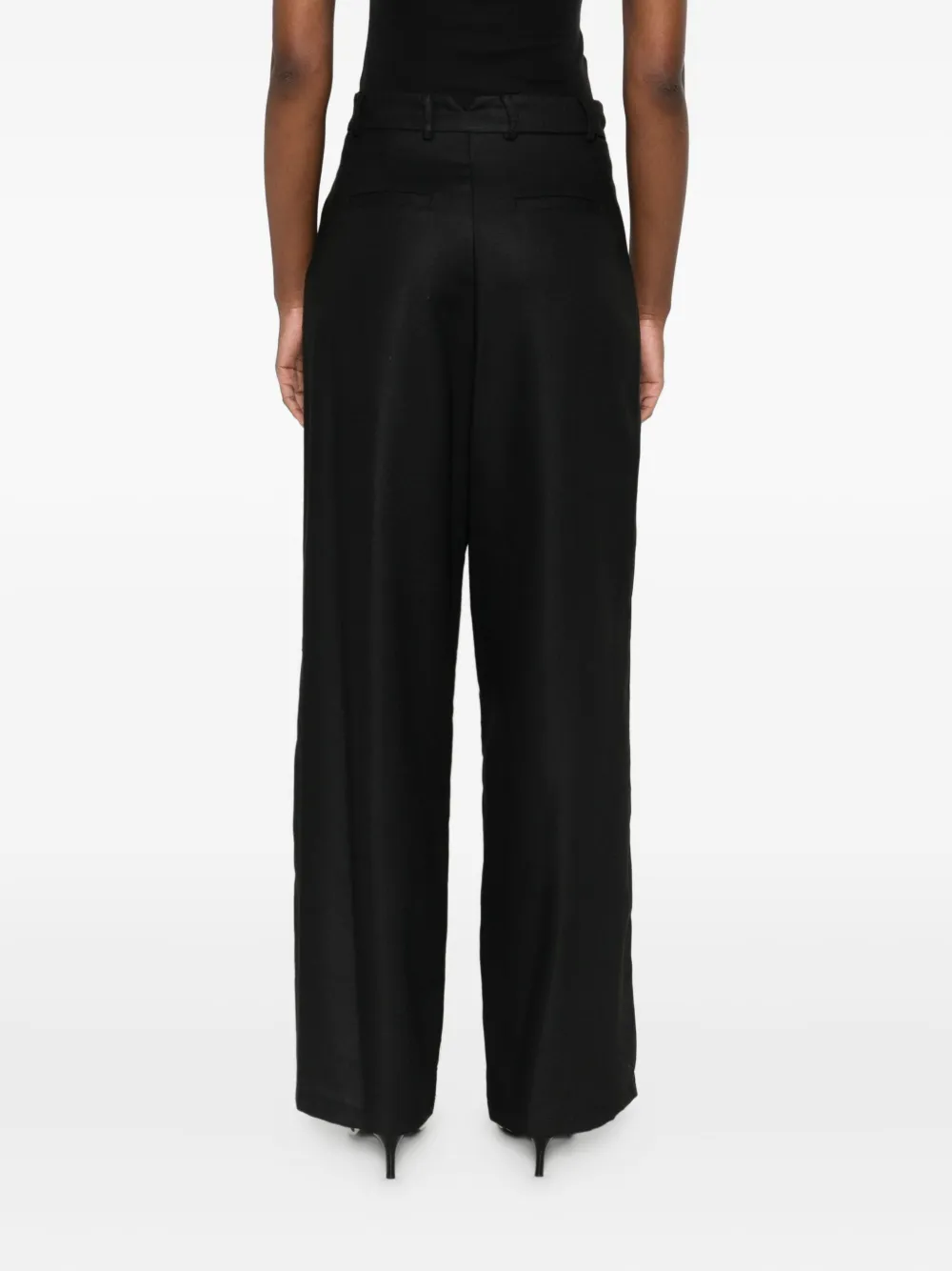 Maison Hotel Sinatra Tailored Trousers In Black