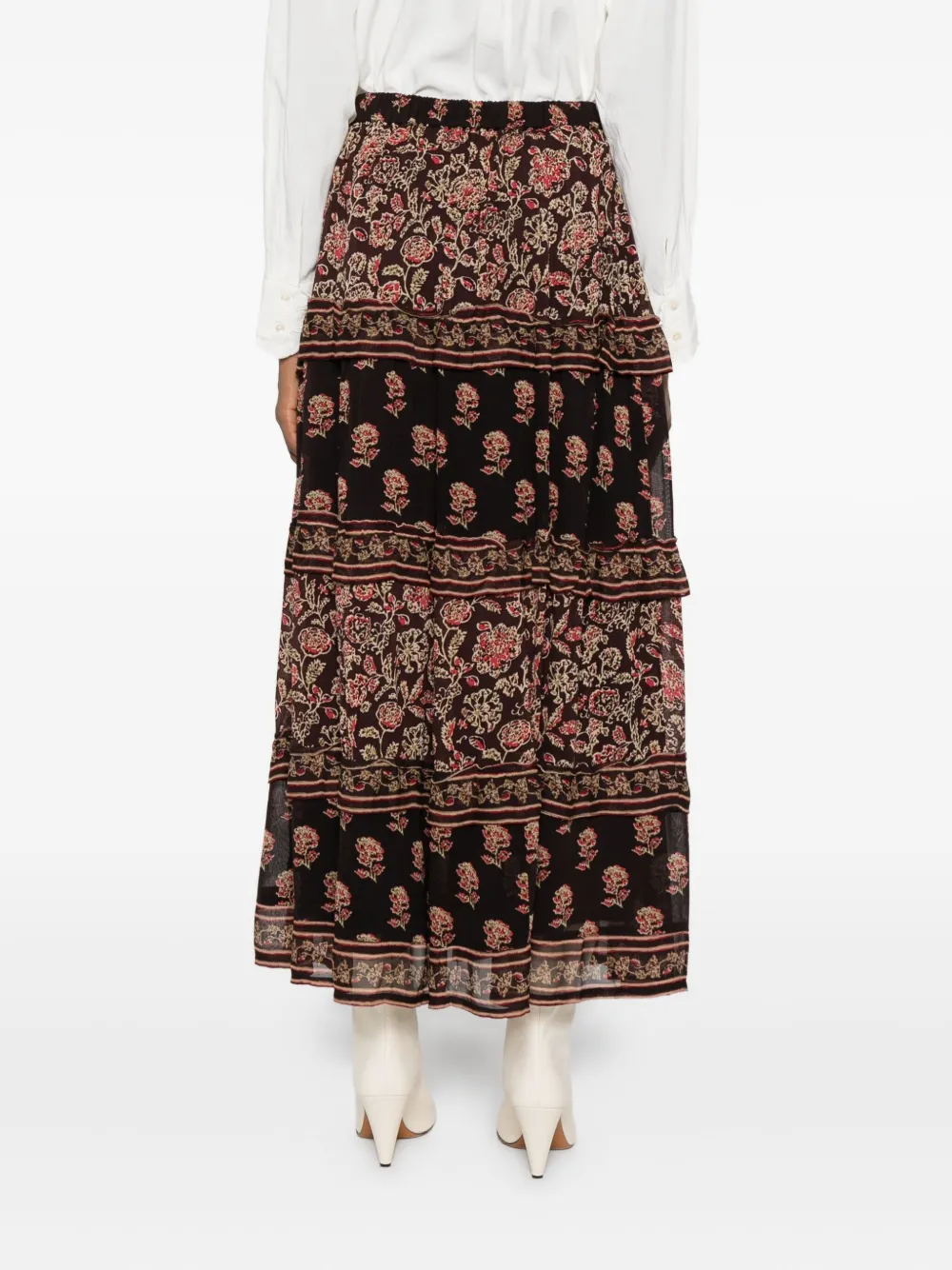 Maison Hotel Orazio Skirt In Red
