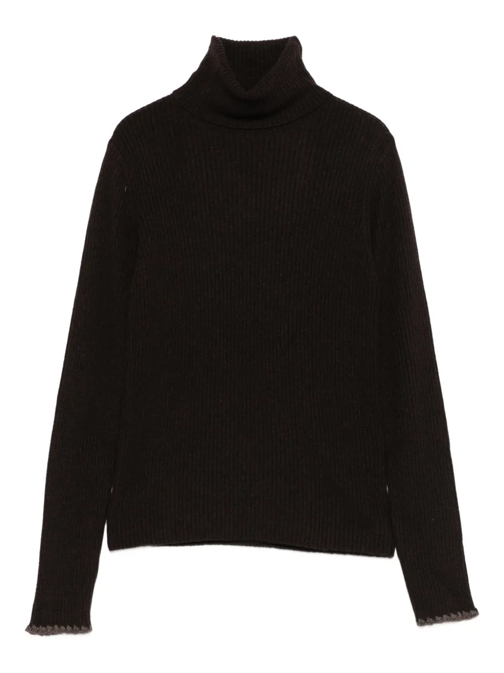 MAISON HOTEL roll-neck sweater | Brown | Image 1