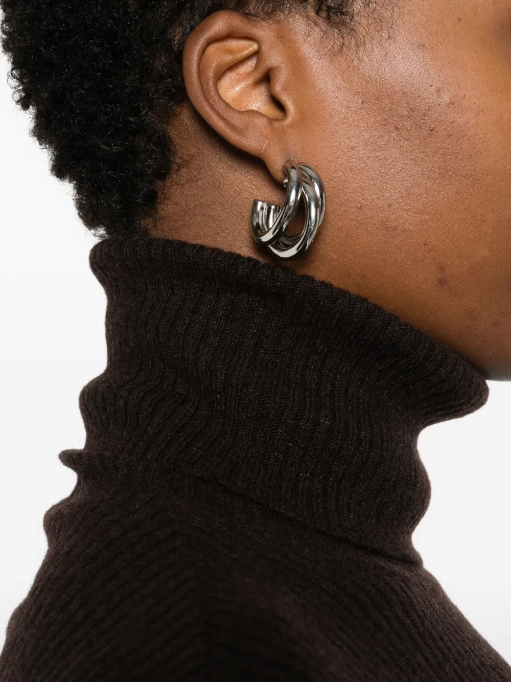 Maison Hotel Roll-neck Sweater In Brown