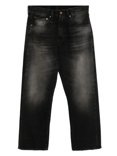 R13 logo-patch jeans