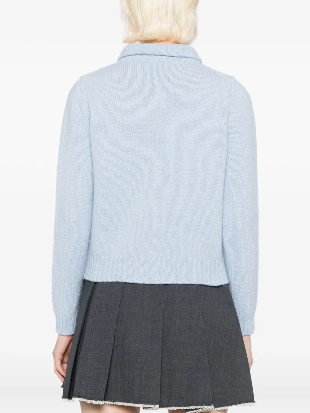 Shushu-tong Bead-embellished Cardigan In Blue
