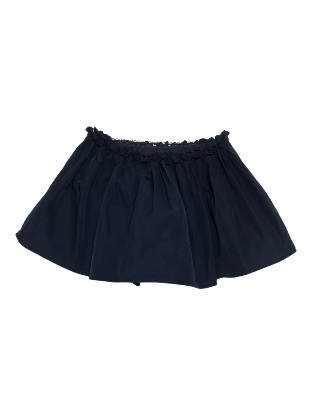 Shushu-tong Floral-waist Mini Skirt In Blue