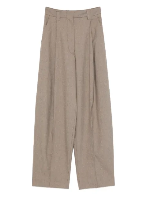 THELATEST pleated straight-leg trousers