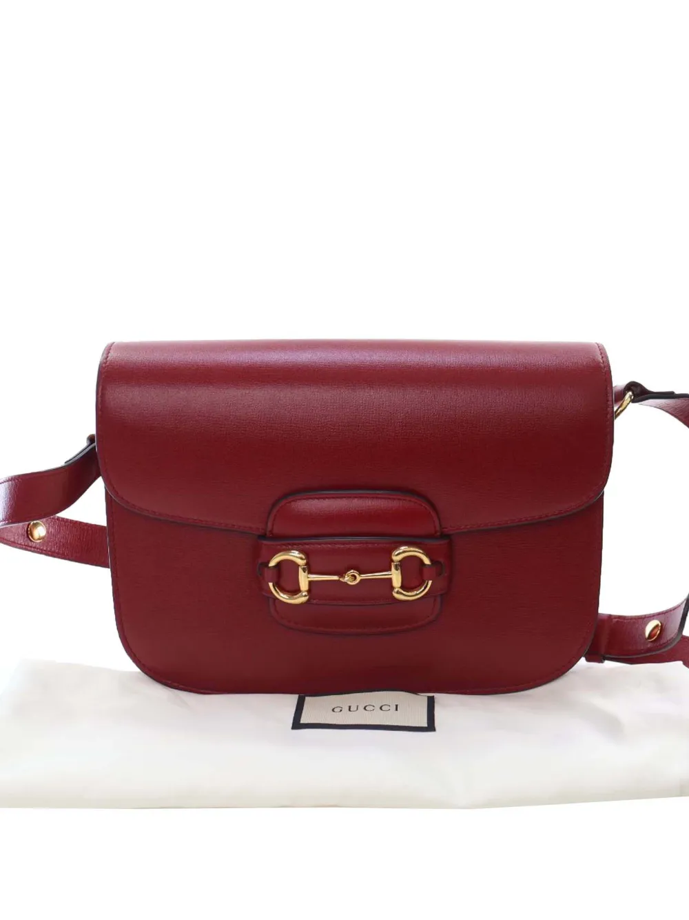 Gucci Pre-Owned 2016-2025 Medium Leather Horsebit 1955 shoulder bag | Pre-Owned | Image 2