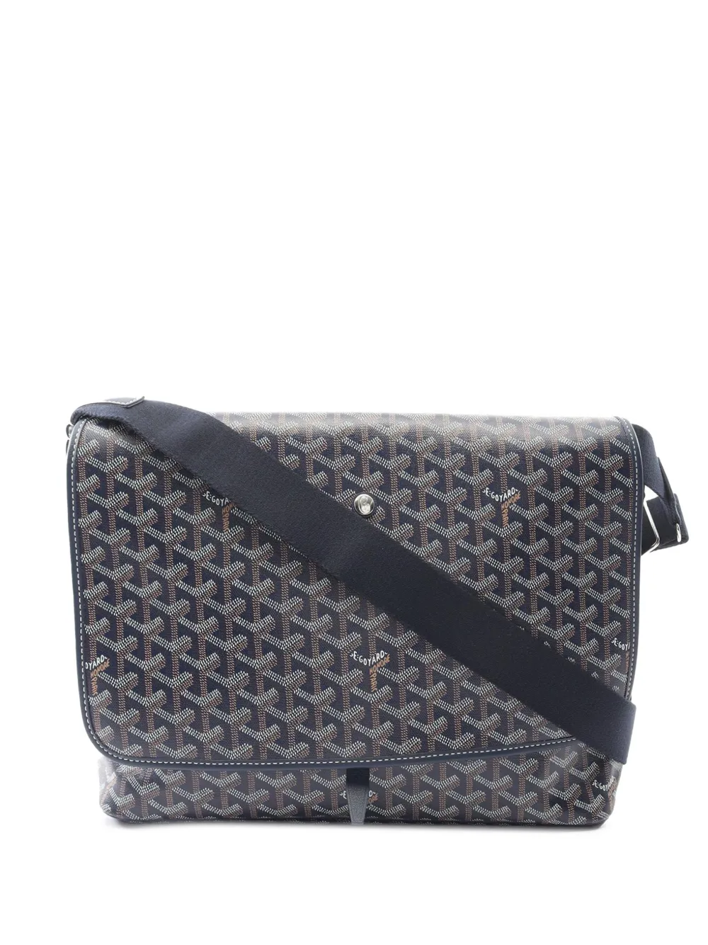 Goyard Pre-Owned 2019 Goyardine Capecian MM shoulder bag - ブルー Goyard Pre-Owned 2019 Goyardine Capecian MM shoulder bag - ブルー