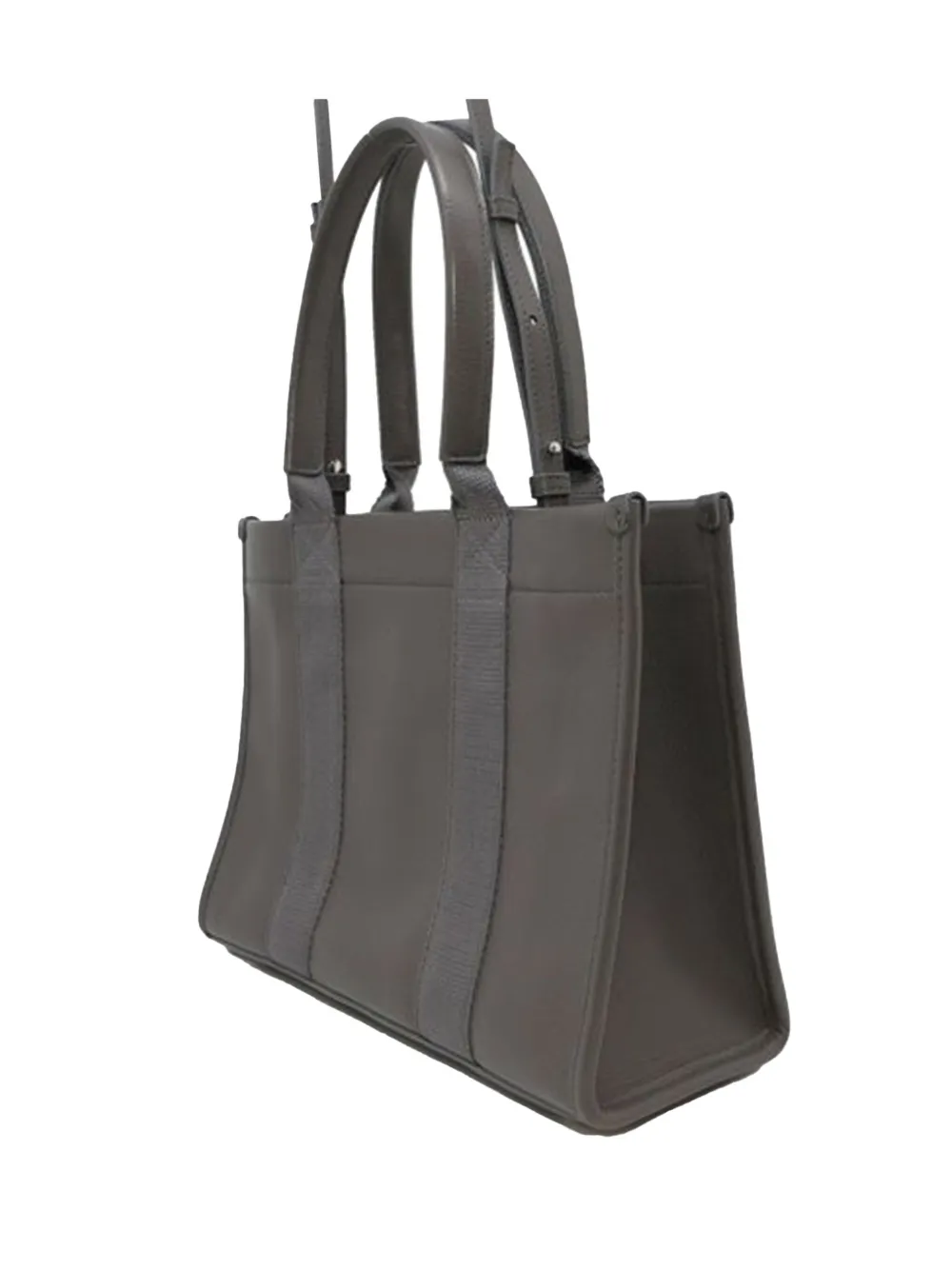 Pre-owned Balenciaga 2018-2025 Small Leather Hardware Tote Satchel In Gray