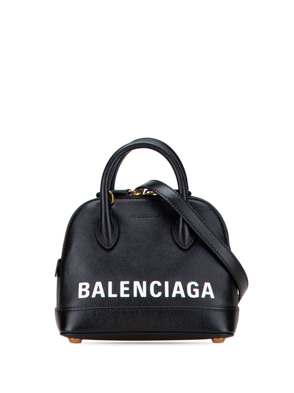 Balenciaga Pre-Owned 2020 XXS Calfskin Ville Top Handle Bag satchel - Balenciaga Pre-Owned 2020 XXS Calfskin Ville Top Handle Bag satchel -